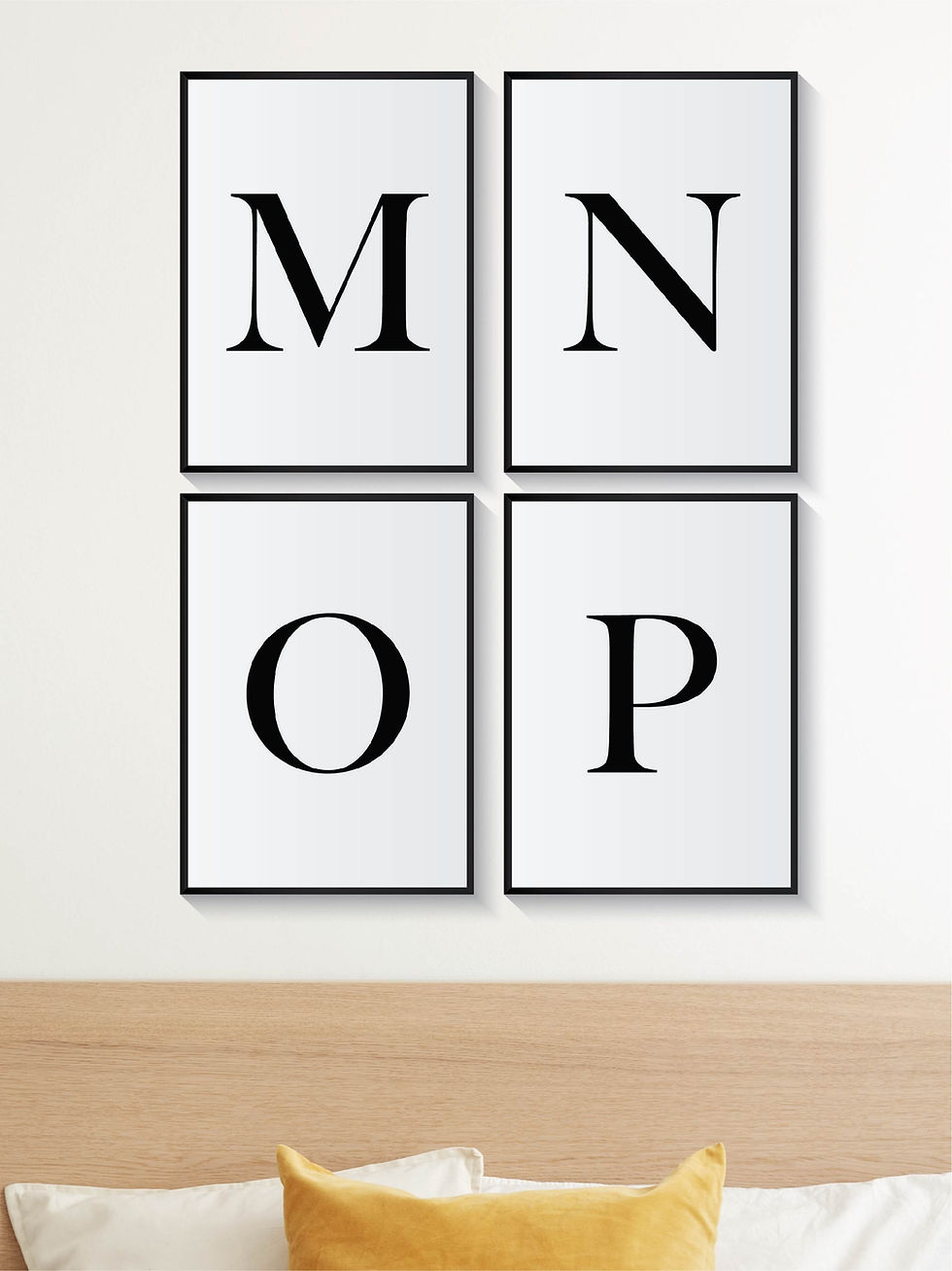 Thumbnail: Home Wall Decor Alphabet Letter Prints