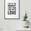 Thumbnail: Kitchen Wall Decor Live In The Moment Print