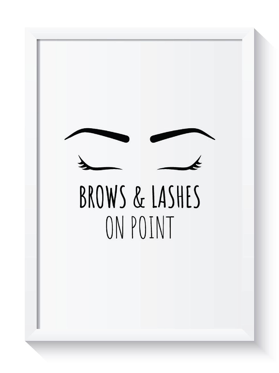 Thumbnail: Bedroom Wall Decor Brows & Lashes On Point Print