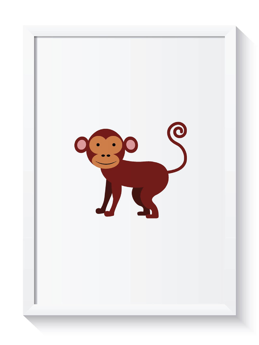 Thumbnail: Home Wall Decor Nursery Monkey Print