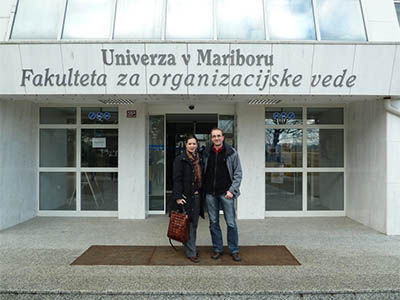Study visit of young researcher at Faculty of Organizational Sciences, University of Maribor