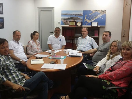 Meeting of project team in AD Marina Bar