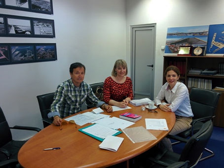 Young researcher had a meeting with AD Marina staff