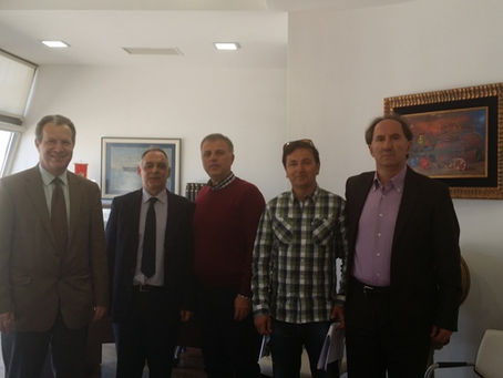 Meeting of Project Manager and guests from University of Piraeus with Executive Director of AD Marin