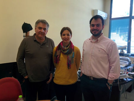 Visit to Port of Piraeus (Ro-Ro car and cruise terminal) by young researcher on the project. Meeting