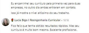 Feedback de Cliente!