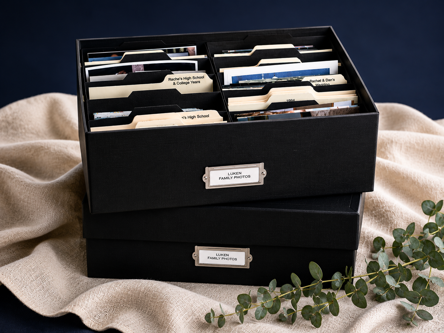 LARGE ARCHIVAL BOX - BLACK