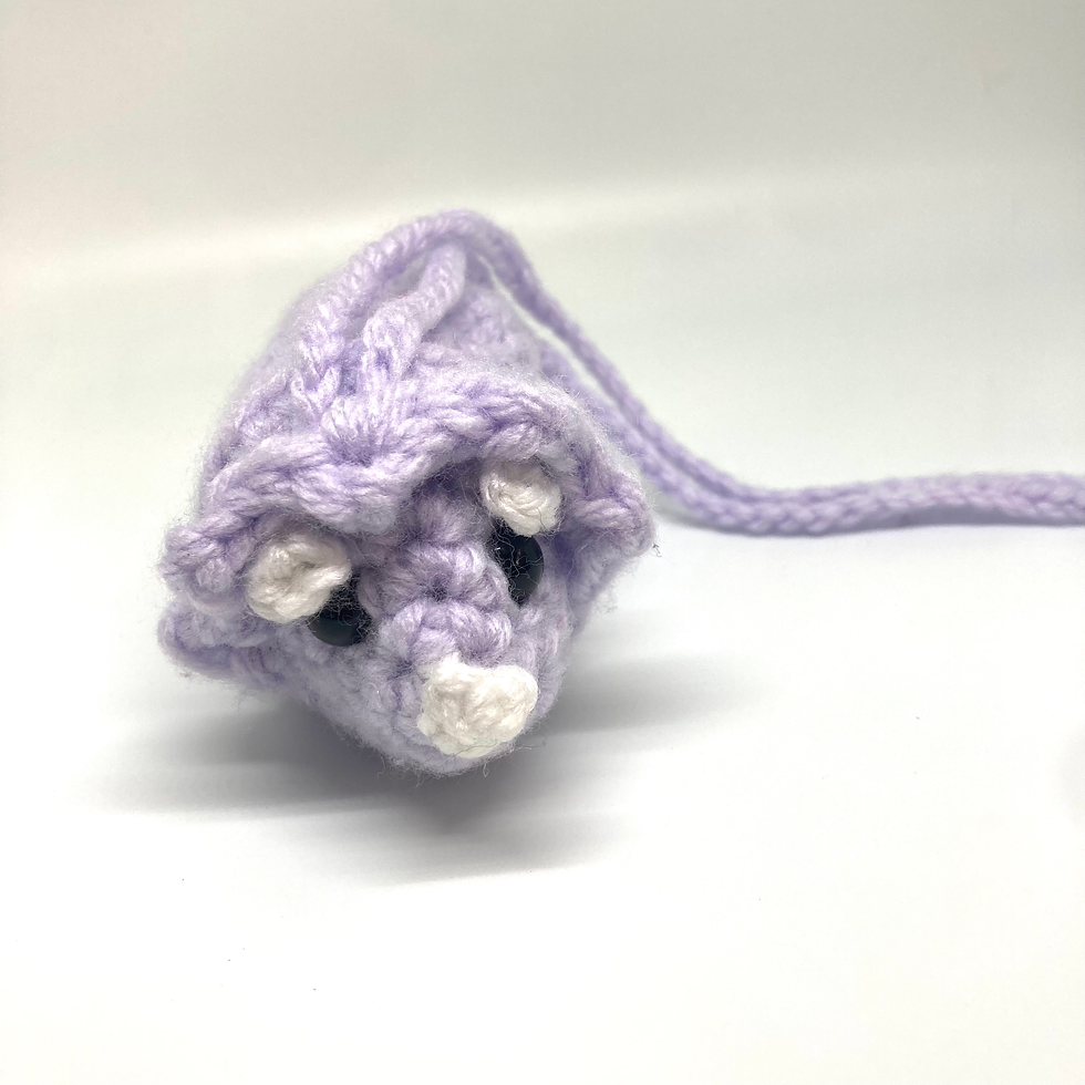 Thumbnail: Triceratops Crocheted Lighter Leash