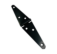 WH-3008 4" Heavy Strap Hinge, Black ED Coating