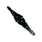 WH-3011 6_ Strap Hinges, Black Powder Coating