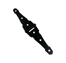WH-3011 4" Strap Hinges, Black Powder Coating