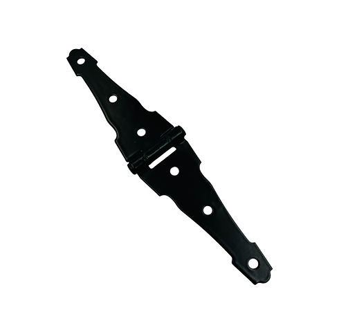 WH-3011 4" Strap Hinges, Black Powder Coating