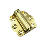 WH-1019 2-3/4" Adjustable Screen Door Spring Hinge, Brass Plated