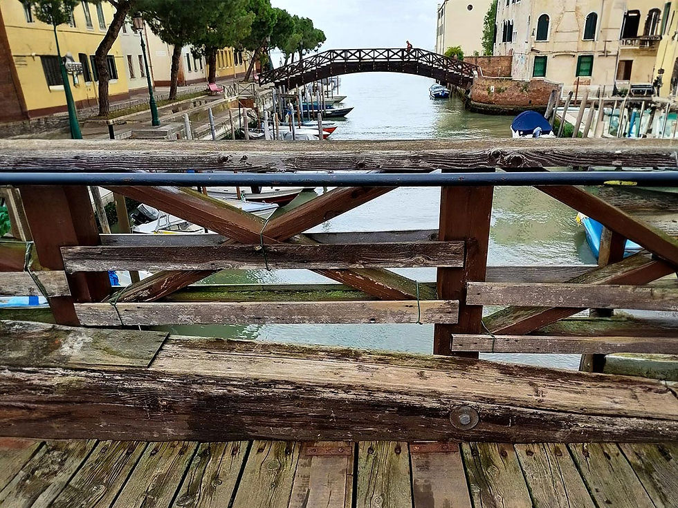 La situazione attuale dei ponti in legno a Cannaregio