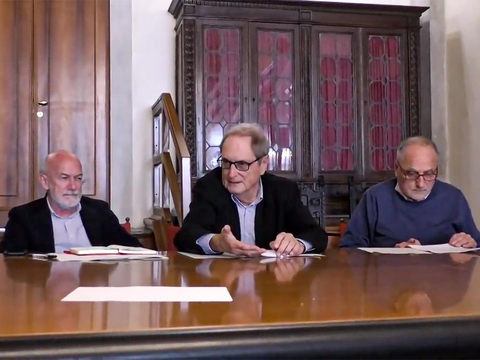 Foto tratta dalla conferenza stampa di presentazione del Rapporto “Fare chiarezza sui reali problemi che affliggono il sito UNESCO “Venezia e la sua laguna”