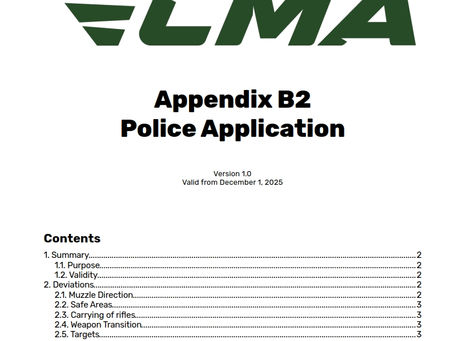 CMA sports shooting police application