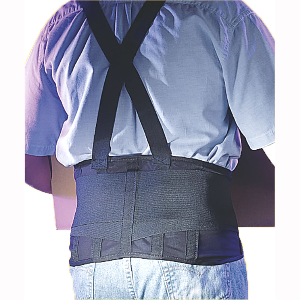 Mesh Industrial Back Support W/Suspenders