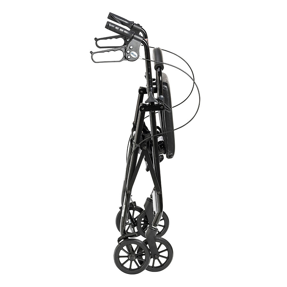 Thumbnail: Aluminum Rollator, 6" Casters