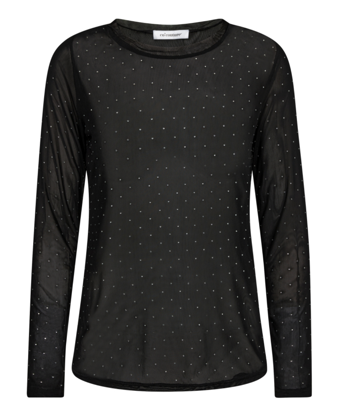 Co'Couture Crystal Mesh Blouse