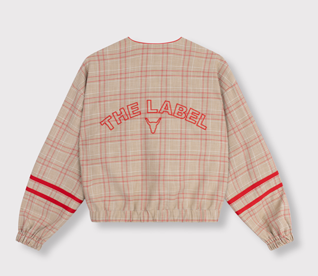 Thumbnail: Alix The Label Sporty Check Bomber