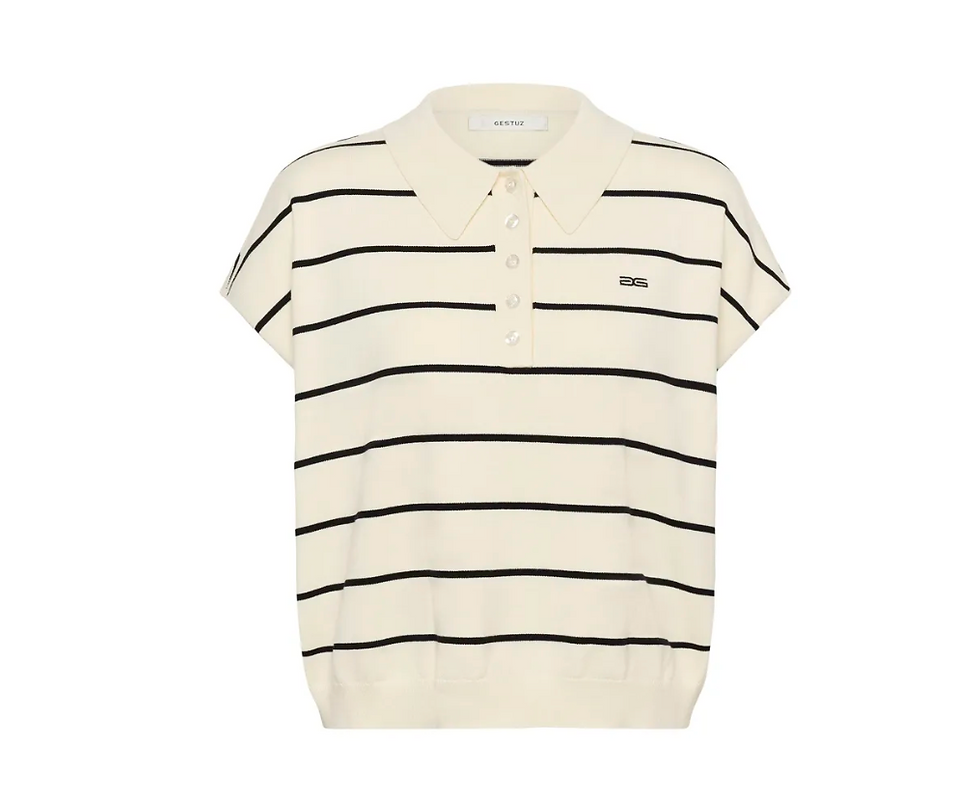 Thumbnail: Gestuz Saia SS Polo Pullover