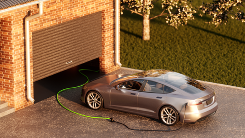 3d render of RV cable in outdoor env