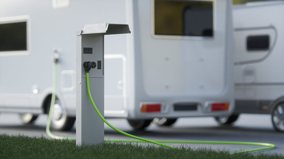 3D render of SV charging cable