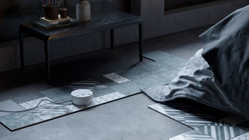 Interior render. Bluetooth speaker