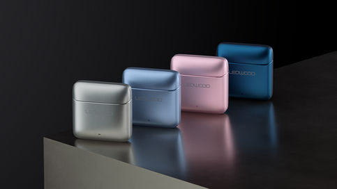 Art 3D render of TWS on the metal table