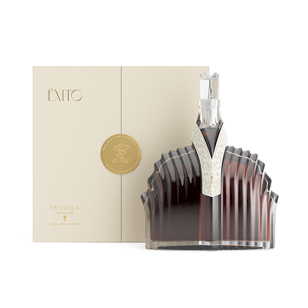 3d render of custom bottle and packaging design