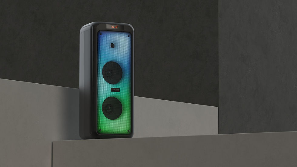 3d render of speaker