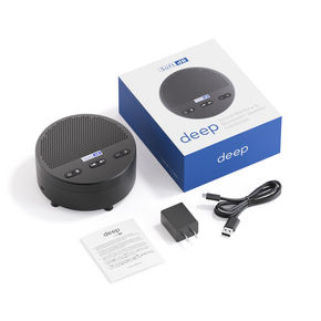 3d render of bluetooth speaker on the white background