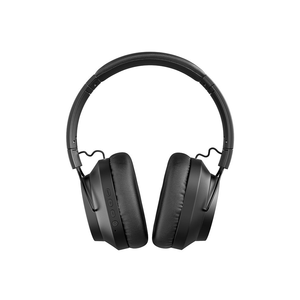 3D rendering of headphones