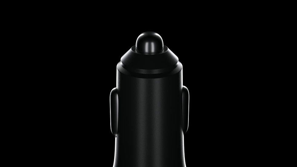 3d render of car charger