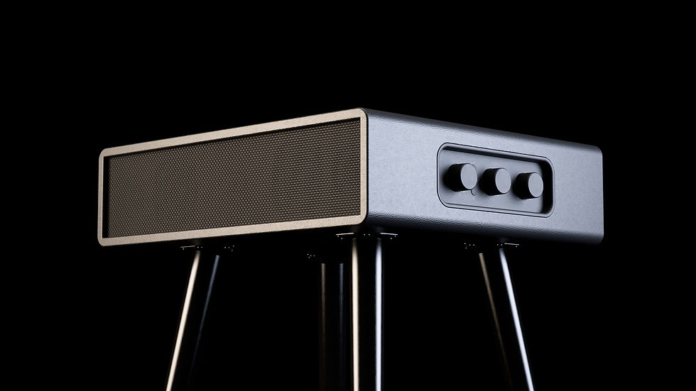 3d render of speaker