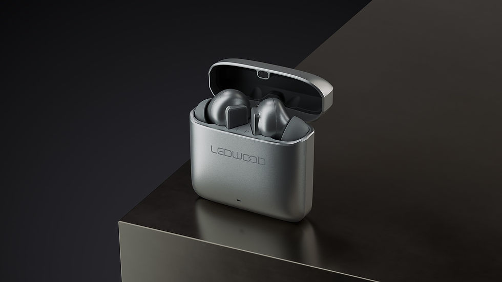 3d render of earphone case
