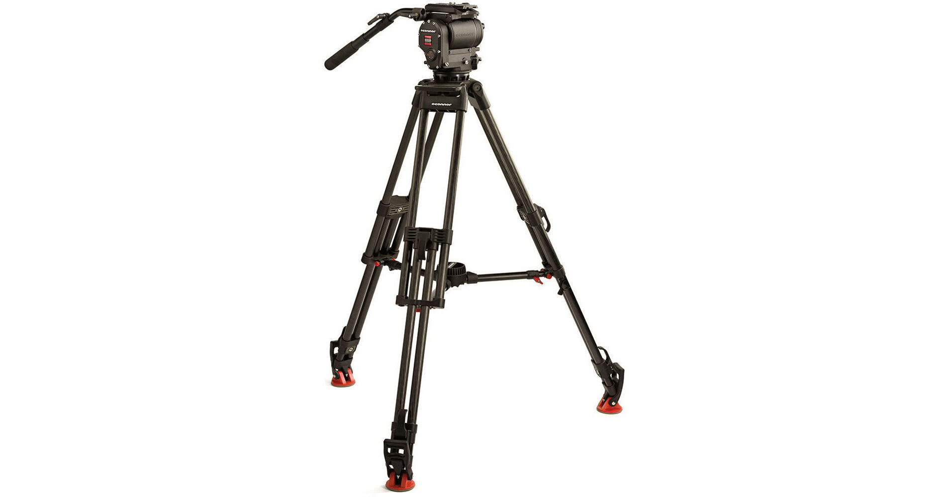 OConnor Ultimate 1030D Fluid Head & 30L CF Tripod with Mid-Level Spreader & Case