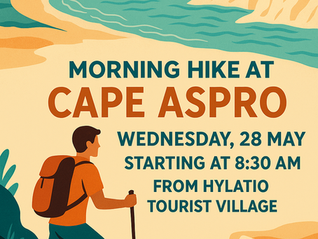 Cape Aspro Hiking Activity in Pissouri Thursday, 28 May 2025
