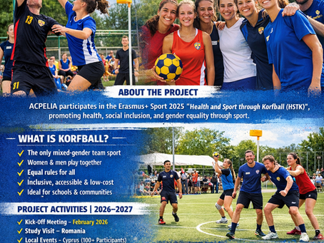 🏐 Erasmus+ Sport 2025 | Health and Sport through Korfball (HSTK)