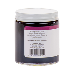 Oregon Hill Farms marionberry jam SKU and product code label