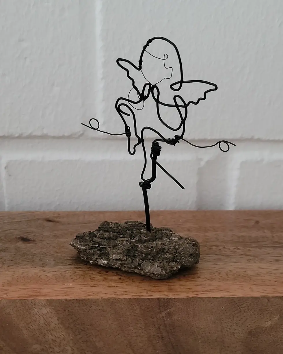 Miniaturbild: Schutzengelchen aus Draht