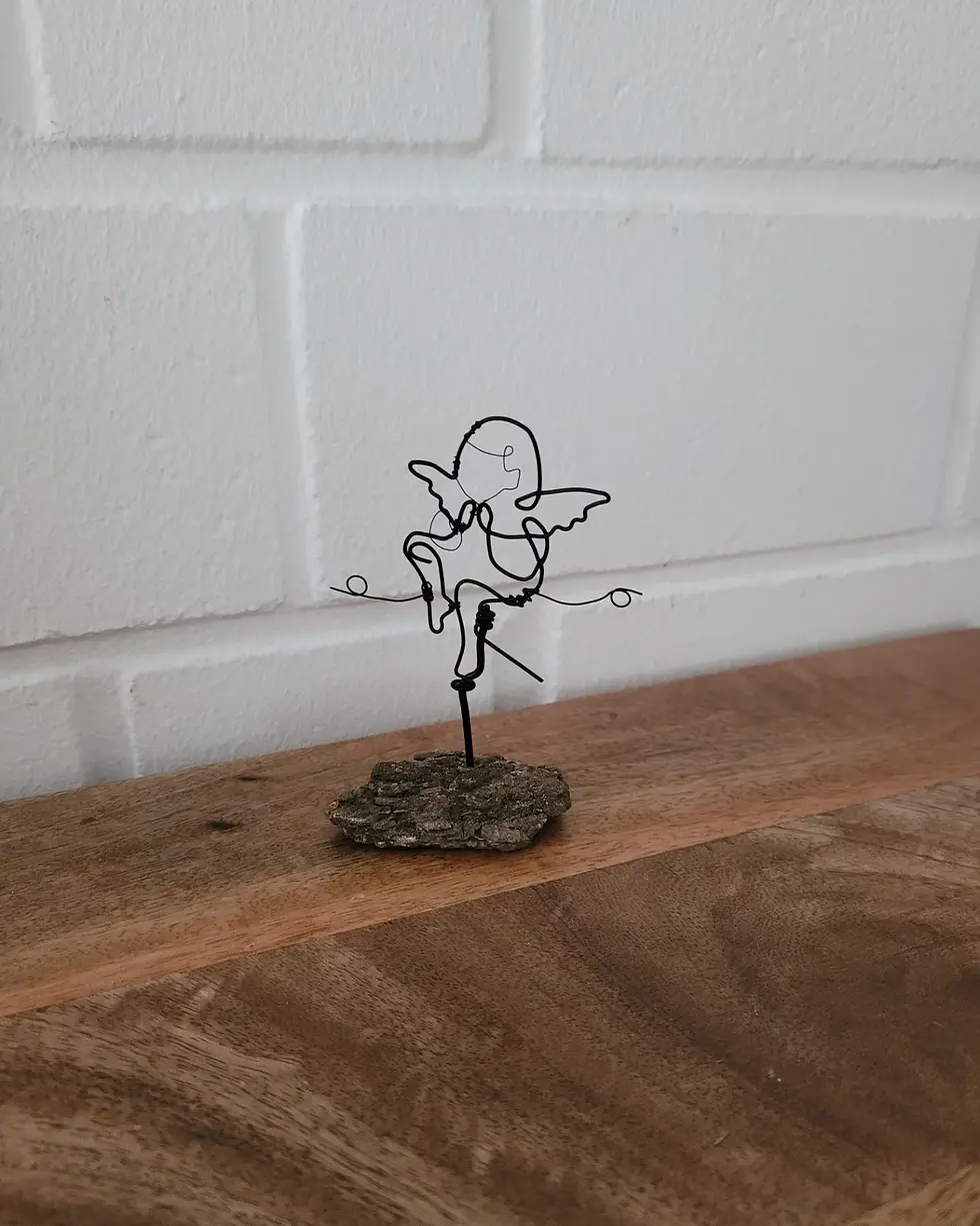 Miniaturbild: Schutzengelchen aus Draht