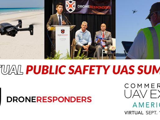 Commercial UAV Expo Virtual Conference to Feature DRONERESPONDERS Public Safety UAS Content by AIRT