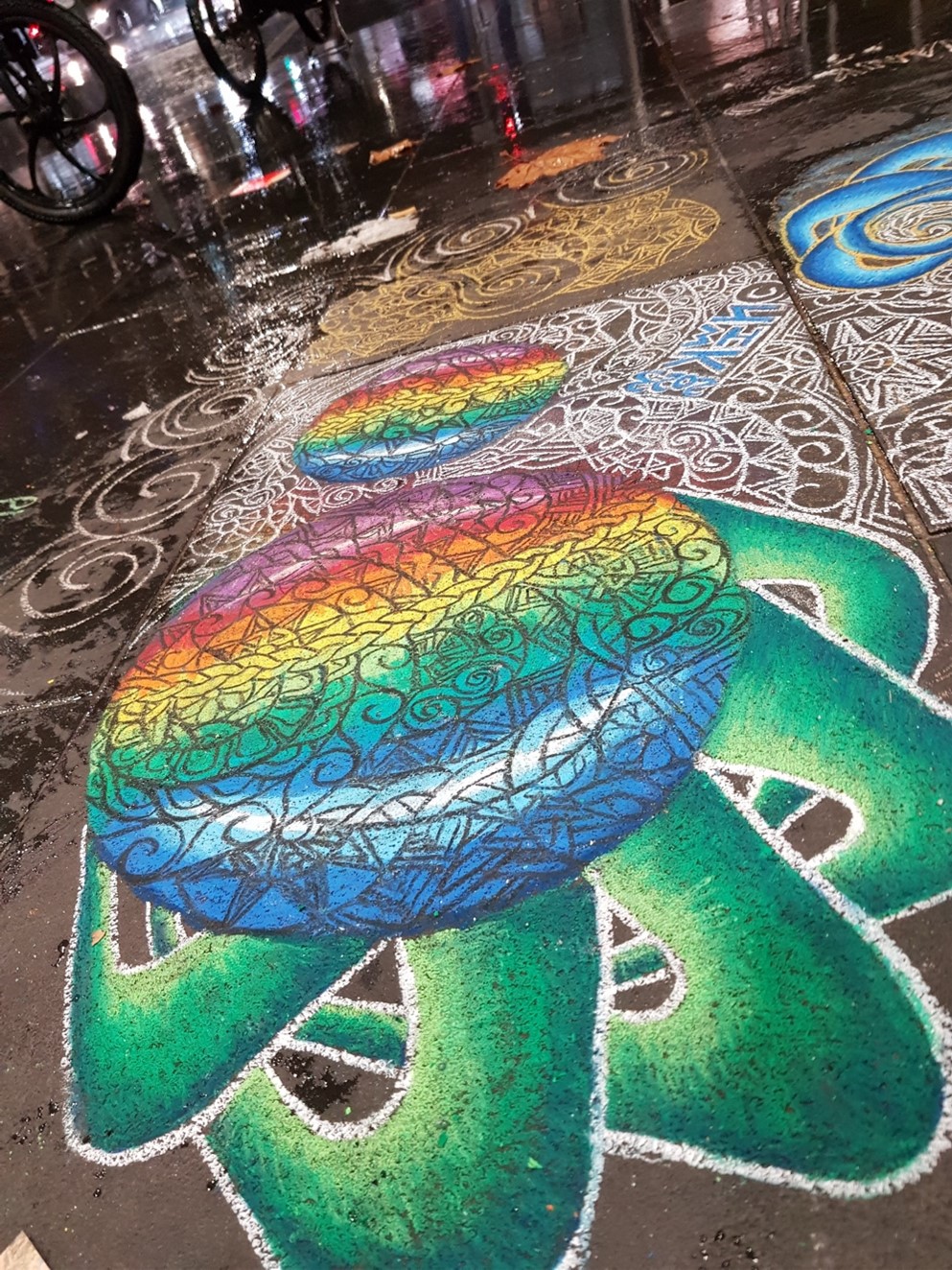 Looking into the storm