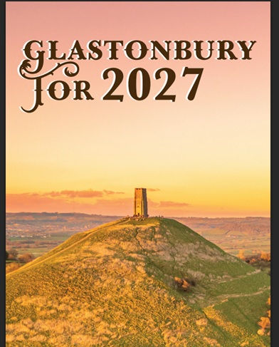 Slimline Glastonbury Tor 2027 Calendar