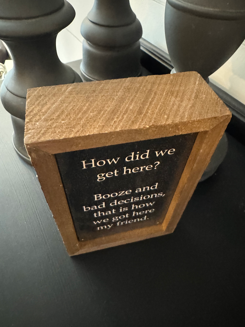 Thumbnail: How Did We Get Here Sign