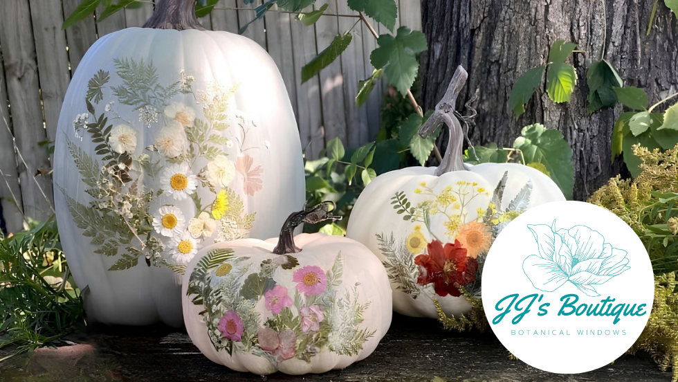 Pressed Flower Pumpkins Workshop