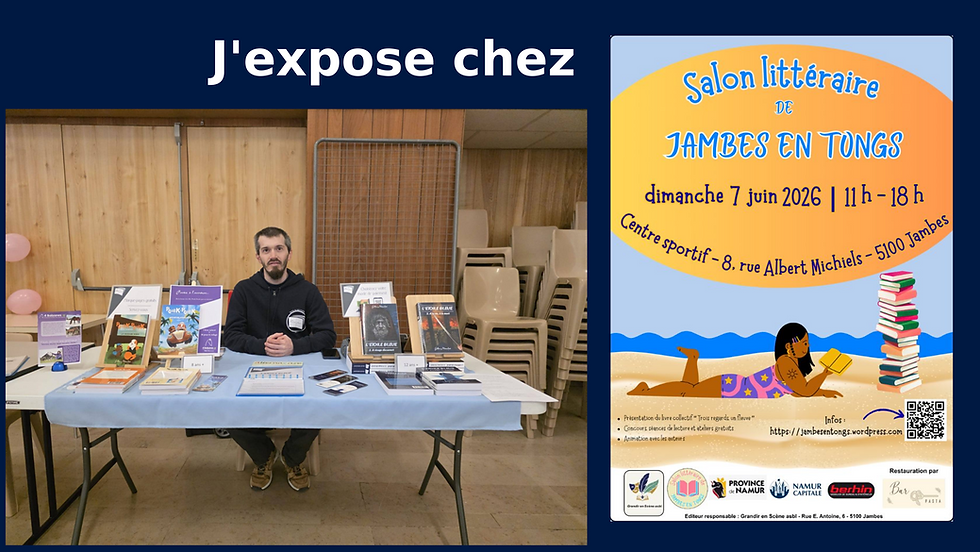 Jambes - Salon du livre "Jambes en Tongs"