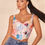Miniatura: Top de tirantes bustier con estampado floral