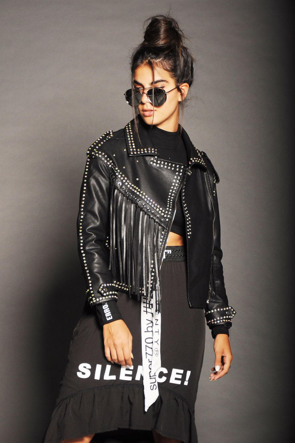 Thumbnail: FAUX LEATHER JACKET